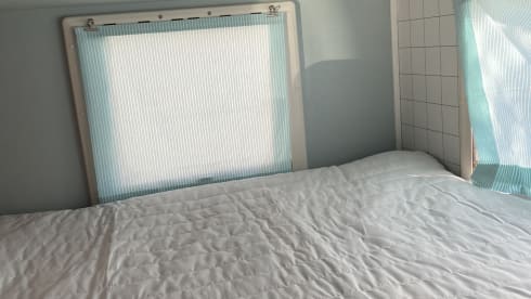 Comfortable retro touring camper.