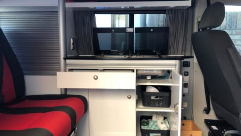 Kreeft – 2p Volkswagen 2015, from 2019 new Sallander installation from Aart camper construction