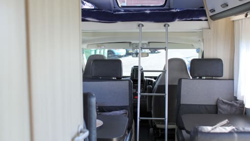 Saltire sunsets Motorhome hire  – 6 berth Fiat alcove from 2021