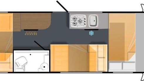 Nicky – Adventure and comfort in 'Nicky' the 6 berth luxury motorhome!