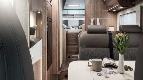 Carado T448 (1) – Ultimate Freedom! Very luxurious camper with length beds and fully equipped