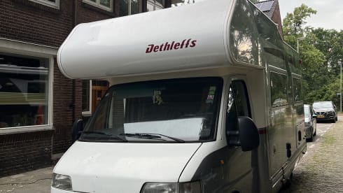 Captain Haddock – Stoer oude camper