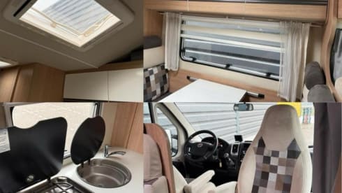 Fryske camper  – 4p Sunlight alcove from 2017