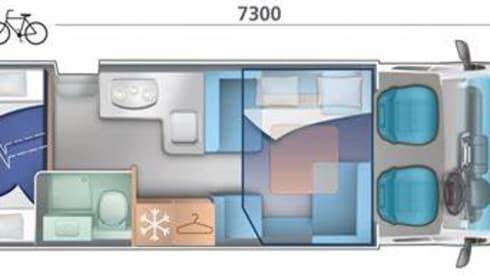 Mabel – Brand New Luxury 4-5 berth 2022 model RollerTeam 707 Motorhome