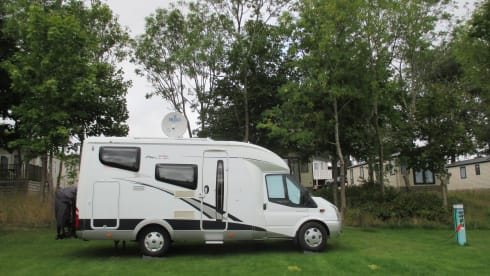 Going to the sun with our luxurious compact camper?
