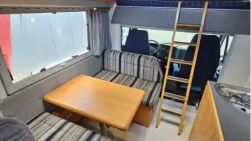 Fiat 4 person alcove camper