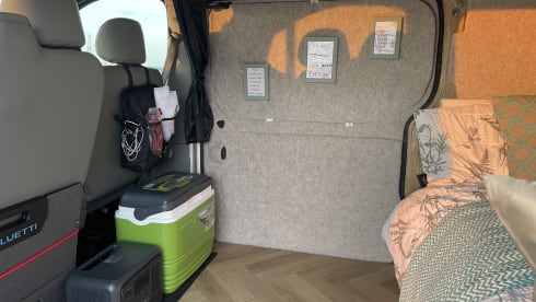 Floki – 2 berth Vauxhall Vivaro self built campervan from 2006