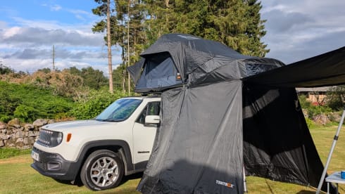 Jeep – Coffre de rangement pour Jeep Renegade avec auvent