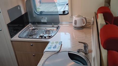 Bertie  – 4 berth Bürstner semi-integrated from 2012