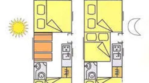 Beautiful, spacious camper with heating and air conditioning