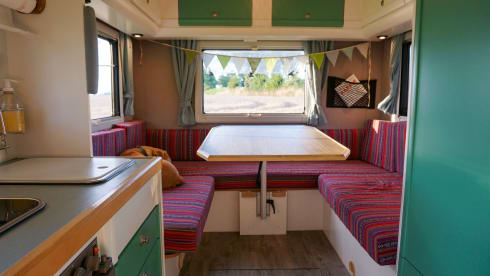 Volkswagen T4 Karmann Camper with round seat