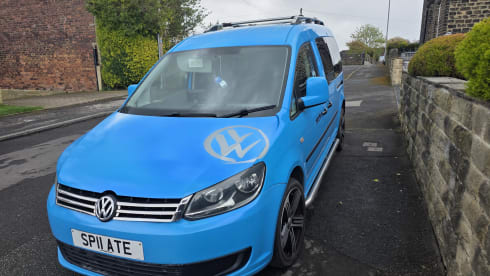 Blue Birtha – 2 berth VW Caddy campervan (2011)