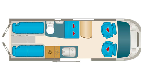 Well equipped Karmann Davis 620 bus from 2022 - dogs welcome
