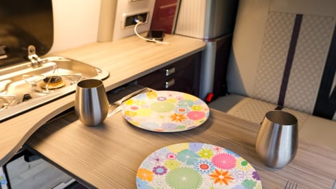 Violet – 4 berth Volkswagen Campervan 2020 - Brand new conversion