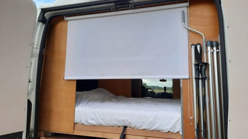 Take Five! – Compact yet spacious practical 2 person Peugeot bus camper