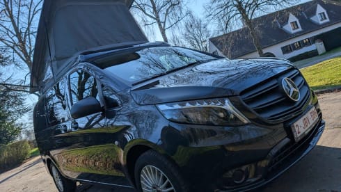 Crosscamp op Mercedes Vito - Avontuur voor 4 (5) pers.