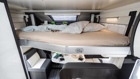 Belle – Motorhome – Sleeps 4 – Travels 4