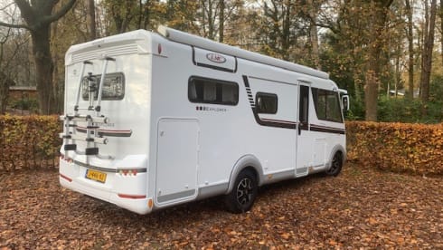 LMC Integral Camper with round seating layout