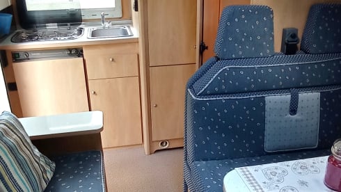 A self-contained coachbuilt for traveling freely! Pura Vida!