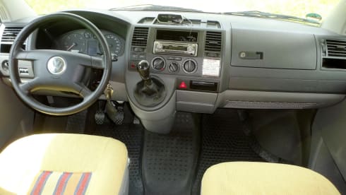 Colorado – Kompakter Camper, kurze Aussenmaße, aber trotzdem mit allem ausgestattet. 