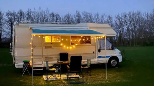 Billie – full freedom family camper, Fiat alcove from 2002