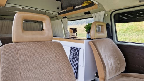 Restored Volkswagen T3 campervan from 1987