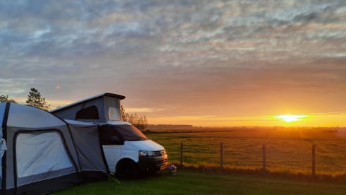 4-seater Volkswagen bus from 2013