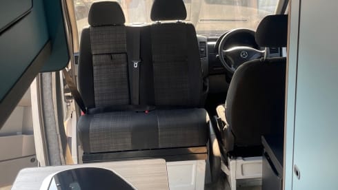 mercy – New build 3 berth Mercedes Benz Campervan 3 belted seats