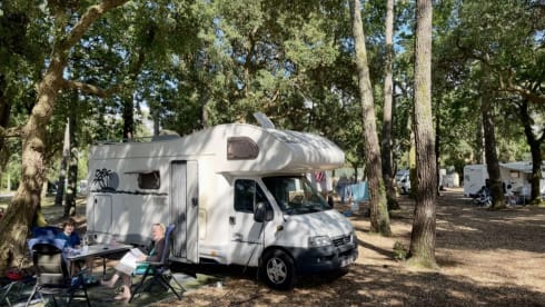Elnagh alcove camper for 6 people 