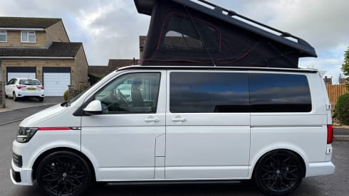 4 berth Volkswagen T6 campervan from 2017