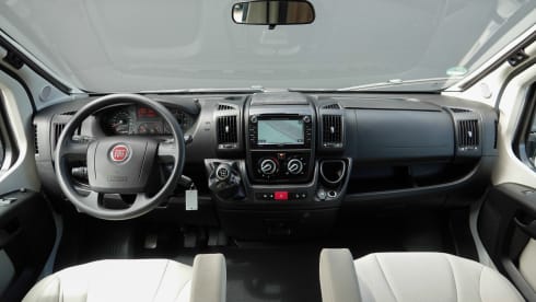 Luxury HYMER camper van 