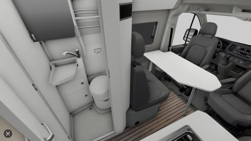 4 personen  – 4p VW GRAND CALIFORNIA automatic all luxury toilet and shower BJ 2022
