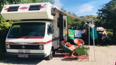 Affascinante Volkswagen d'epoca con 5 posti letto 