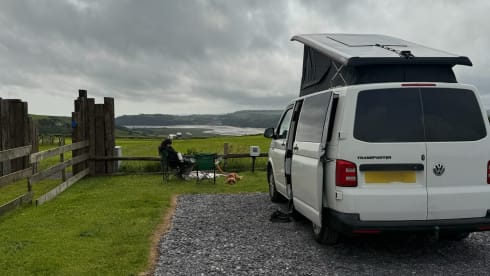 Explore One – ExploreCampers - 4 Berth VW T6 Campervan – Off-Grid Ready with Projector