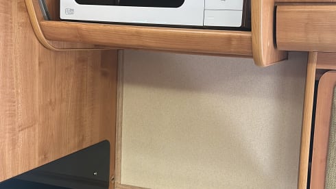 Bertie  – 4 berth Auto-Trail with all amenities.