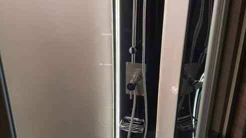 8 – luxury 4 person mclouis Carat 2022 with fixed bed in the back