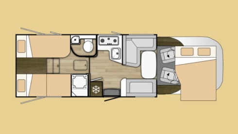 Brand new 5p Benimar Cocoon 463 semi-integrated model 2024