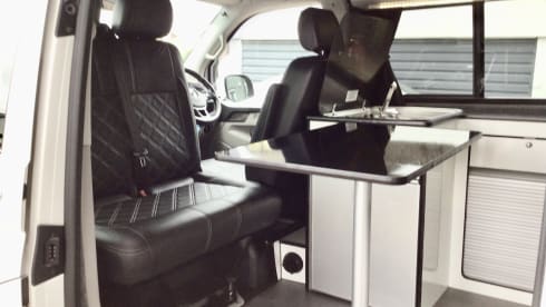 4 berth Volkswagen Transporter Campervan With Pop Top  from 2016