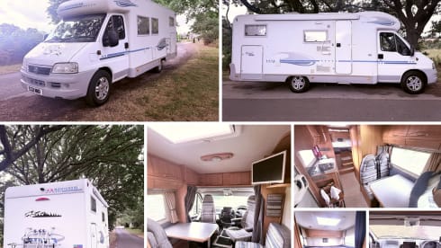 Coral  – Warm & Gezellig Coral - Fiat Adria met 4 slaapplaatsen 