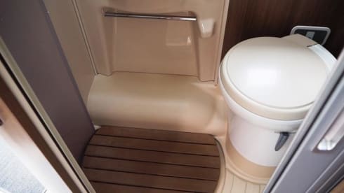 Beautiful luxury family camper Challenger Prium XG with powerful engine