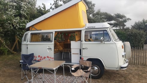T2B Westy – rent an original hippie bus westfalia camper !!