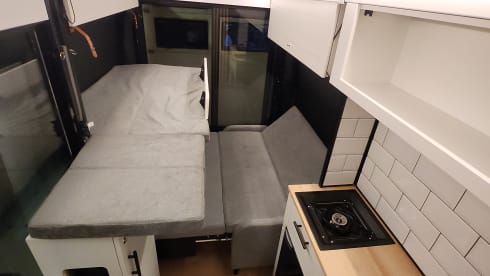 Onopvallende camper – 3p Volkswagen bus from 2020