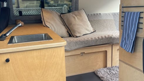 VW Canpervan con 2 posti letto - stile Scandi - 2018