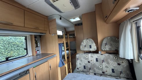 Echte gezinscamper – 6p Hymer alcove from 2000