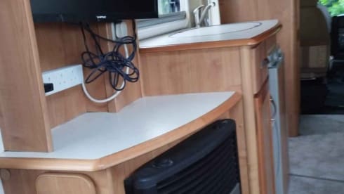 Bertie  – 4 berth Auto-Trail with all amenities.
