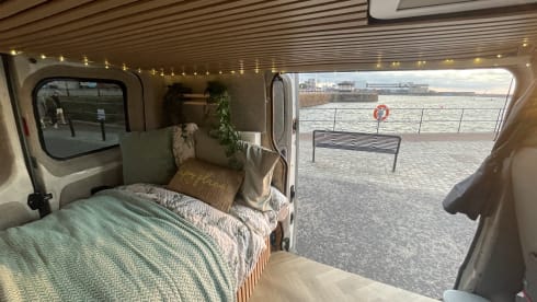 Floki – 2 berth Vauxhall Vivaro self built campervan from 2006