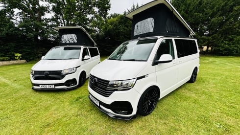 4 berth Volkswagen Transporter campervan from 2020
