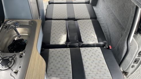 Caddy  – VW Caddy Maxi Micro Campervan. 4 Berth. 
