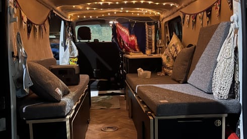 Disco Bus  – Premium Custom Vauxhall Vivaro with Roof Tent 