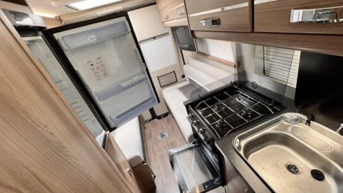 Our home away from home  – 4 berth Swift bus from 2018